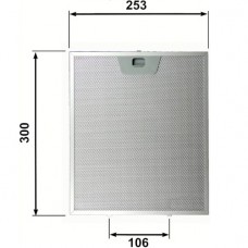 FILTRO 253 X 300 MM  METALICO EXAUSTOR 
