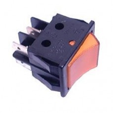 BOTÃO DE PRESSÃO LUMINOSO BIPOLAR AMARELO